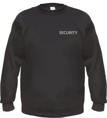 Security Sweatshirt Pullover Druck: Reflektierend