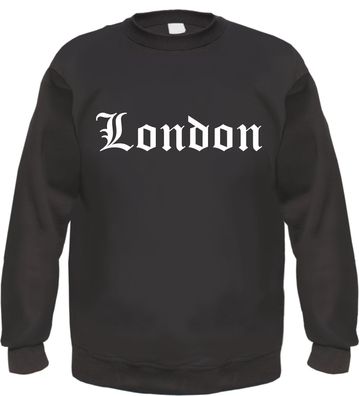 London Sweatshirt - Altdeutsch - bedruckt - Pullover