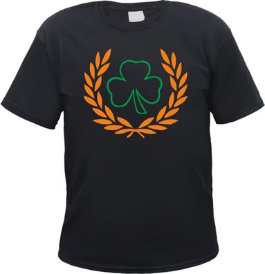 Irland Lorbeerkranz Herren T-Shirt - Tee Shirt Kleeblatt