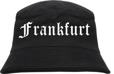 Frankfurt Fischerhut - Altdeutsch - bedruckt - Bucket Hat Anglerhut Hut