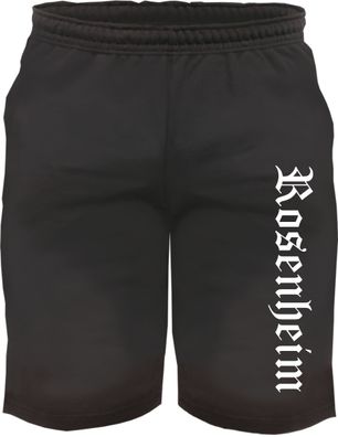 Rosenheim Sweatshorts - Altdeutsch bedruckt - Kurze Hose Shorts