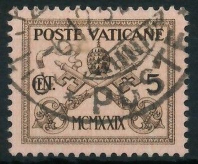 Vatikan 1929 Nr 1 gestempelt X3C2342