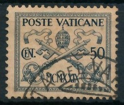 Vatikan 1929 Nr 6 gestempelt X3C2366