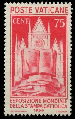 Vatikan 1936 Nr 55 ungebraucht X3C261A