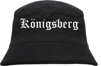 Königsberg Fischerhut - Altdeutsch - bedruckt - Bucket Hat Anglerhut Hut