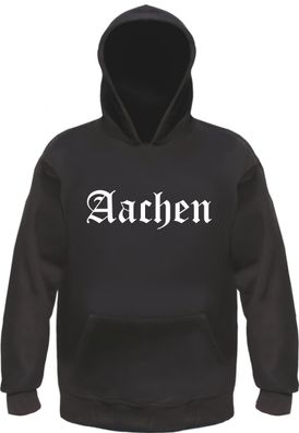 Aachen Kapuzensweatshirt - Altdeutsch bedruckt - Hoodie Kapuzenpullover
