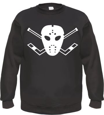 Eishockey Maske Sweatshirt - bedruckt - Pullover