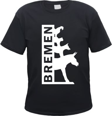 Bremen Herren T-Shirt - Tee Shirt Die Bremer Stadtmusikanten