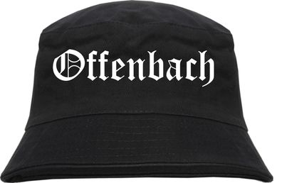 Offenbach Fischerhut - Altdeutsch - bedruckt - Bucket Hat Anglerhut Hut