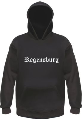 Regensburg Kapuzensweatshirt - Altdeutsch - bedruckt - Hoodie Kapuzenpullover