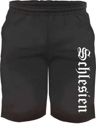 Schlesien Sweatshorts - Altdeutsch bedruckt - Kurze Hose Shorts
