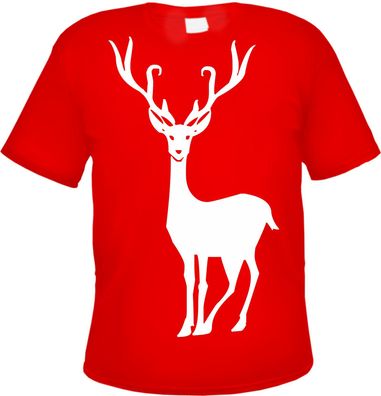 Weihnachten Hirsch Herren T-Shirt - Tee Shirt