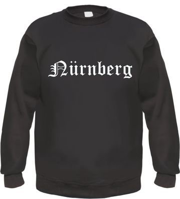 Nürnberg Sweatshirt - Altdeutsch - bedruckt - Pullover
