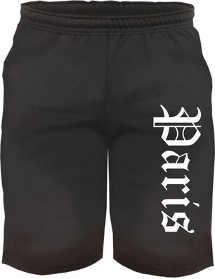 Paris Sweatshorts - Altdeutsch bedruckt - Kurze Hose Shorts