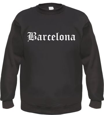 Barcelona Sweatshirt - Altdeutsch - bedruckt - Pullover