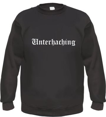 Unterhaching Sweatshirt - Altdeutsch - bedruckt - Pullover