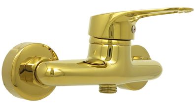 Duscharmatur Retro Brausearmatur Gold Einhebelmischer Dusche 012-2