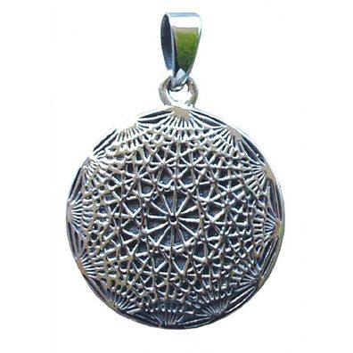 Anhänger Kosmogramm 3 cm Silber 925er 6,8g Symbolschmuck Esoterikschmuck Amulett