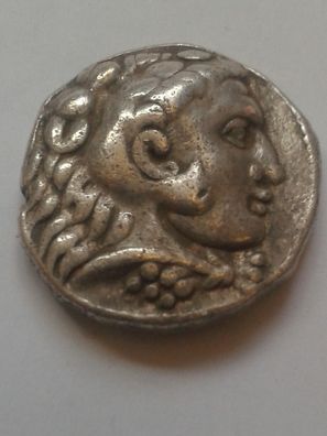 Original Silber AR-Tetradrachme Makedonien Alexander III. der Grosse 336-323 v. Chr.