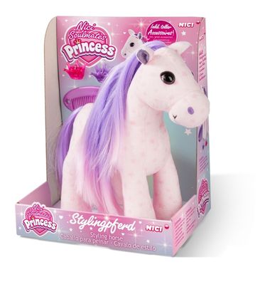 Nici 45880-2 Soulmates Princess Fashion Set & Pferd 25cm mit Zubehör Plüsch