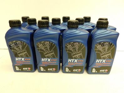 27,66€/ l ELF HTX 976+ 1 Karton / 12 x 1 L vollsynthetisches 2-Takt Mischöl