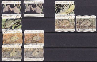 Australien Australia [Lot] 01 ( O/ used ) Tiere 1992 ex div. Zähnung div. Druck