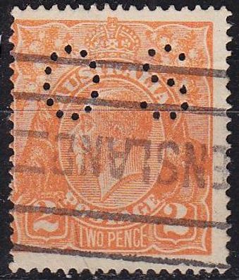 Australien Australia [Dienst Lochung] MiNr 0028 X ( O/ used )