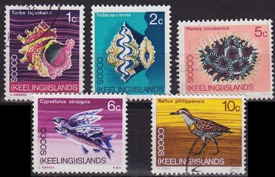 KOKOS COCOS Keeling Islands [1969] MiNr 0008 ex ( O/ used ) [01] Tiere