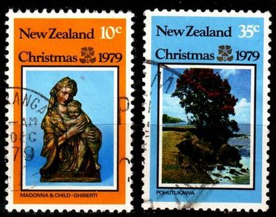Neuseeland NEW Zealand [1979] MiNr 0779,81 ( OO/ used ) Weihnachten