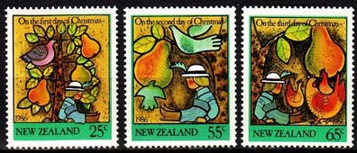 Neuseeland NEW Zealand [1986] MiNr 0971-73 ( * */ mnh ) Pflanzen