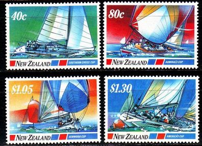 Neuseeland NEW Zealand [1987] MiNr 0986-89 ( * */ mnh ) Schiffe