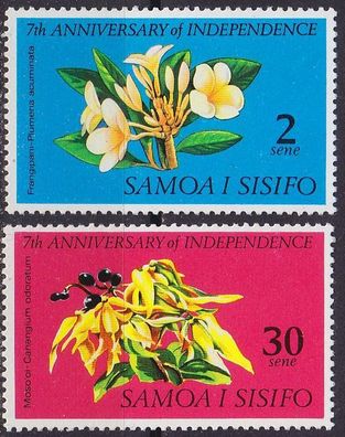 SAMOA [1969] MiNr 0191 ex ( * */ mnh ) [01] Blumen