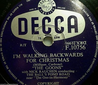 THE GOONS "The Bluebottle Blues/ I´m Walking Backwards For Christmas" Decca 1956