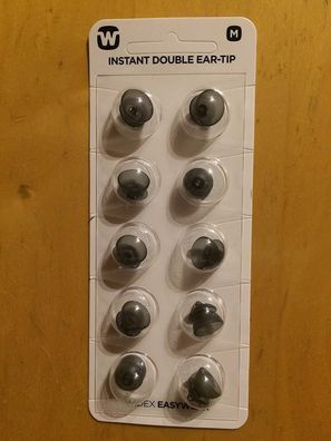 Widex Instant Double Ear-Tip Größe M 10er Blister für Ex Hörer Geräte
