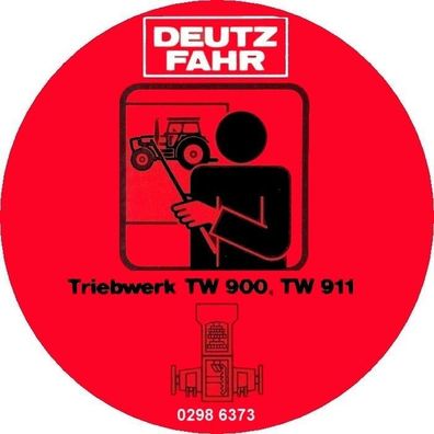 Werkstatthandbuch Deutz Fahr TW 900 und TW 911 Triebwerke