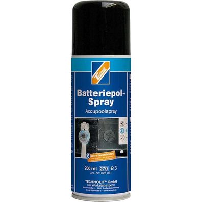 Technolit Batteriepol-Spray 200 ml, Polfett, Kontaktspray, Korrosionsschutz