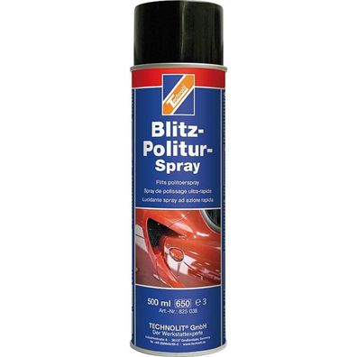 Technolit Blitz-Politur-Spray 0,5l reinigt, schützt, poliert, pflegt, versiegelt