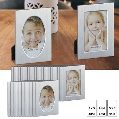 36/48x Bilderrahmen für Bildergröße Tischkarten DIY 2 Motive oval/ rechteckig