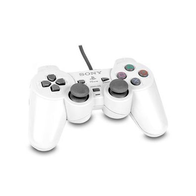 Original Ps1 - Psone - Playstation 1 Analog Controller mit 3D Sticks in weiss