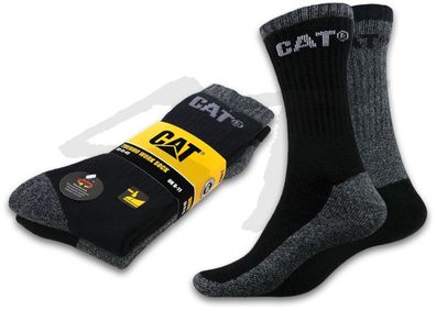 12 Paar CAT® Caterpillar THERMO WORK Arbeitssocken Warme Winter Thermo Socken
