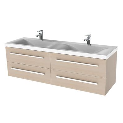 Waschbecken inkl. Unterschrank 160 cm