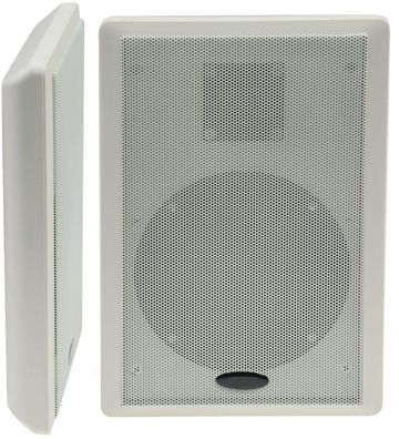 ChiliTec Flatpanel-Lautsprecher, 40W, weiß Surround, 4 Ohm, 86dB, 2-Wege, Paar