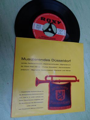7" Musizierendes Düsseldorf Düsseldorfer Fanfarenkorps 12. Musikkorps der Bundeswehr