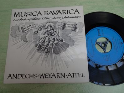 7" Musica Bavarica oberbayrische Klöster 18. Jahrhundert Andechs Weyarn Attel