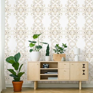 VLIES TAPETE Designtapete Blumen Pflanzen Ornamente XXL 2310