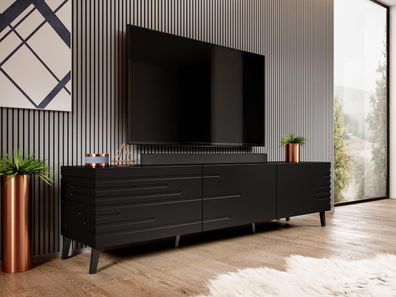 TV-Lowboard Nova 3D TV-Schrank Modern Wohnzimmer TV-Kommode TV-Tisch