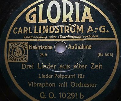 Vibraphon & Orchester "Drei Lieder aus alter Zeit / Ja, grün ist die Heide" 1932
