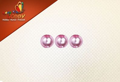 Wachsperlen 2,5 mm Ø, hochwertige Perlen aus Japan, 3 Beutel zu 140 Stück