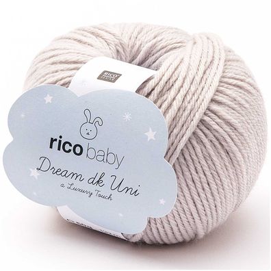Rico Design | Baby Dream dk Uni - A Luxury Touch | 50g 115m