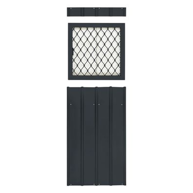 Fenster-Kit 1, anthrazit für Skillion, Lean To, Dream Zubehör Gerätehaus Globel